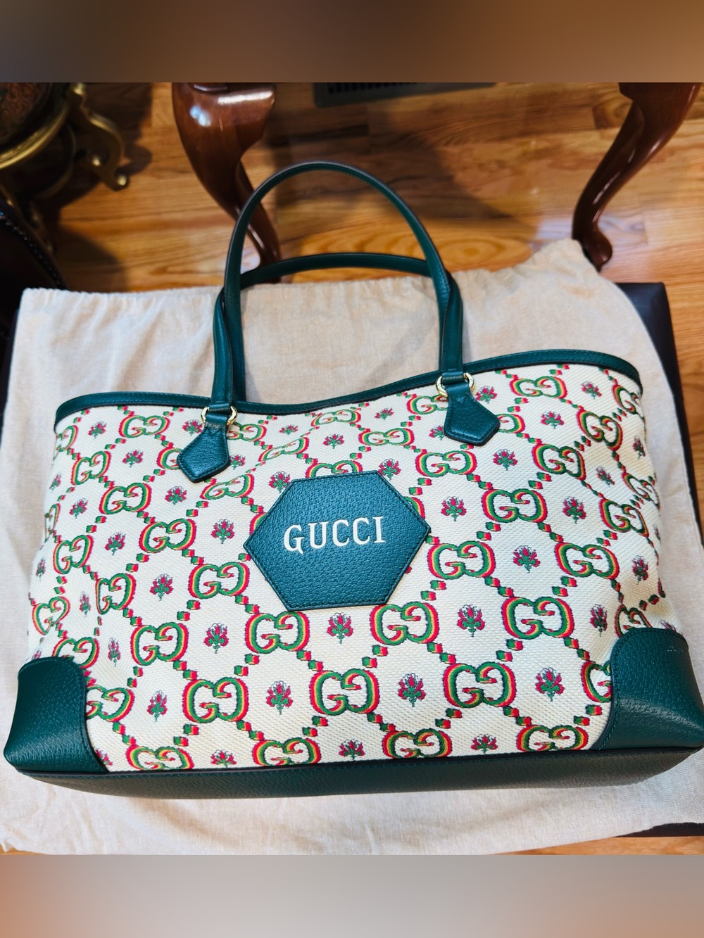Gucci 100 Ophidia Shopping Tote Limited Edition Canvas Medium - Picture 9 of 16